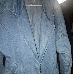 Denim blazer jacket